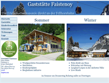 Tablet Screenshot of gaststaette-faistenoy.de